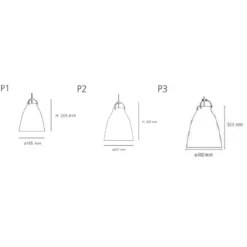 Caravaggio P1 Mat Grijs45 - Fritz Hansen - Koop Online -Woonverlichting Winkel 1585 5 1
