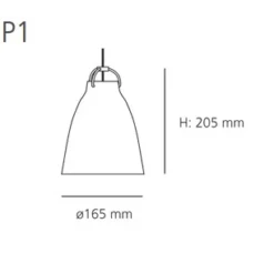 Caravaggio P1 Mat Grijs45 - Fritz Hansen - Koop Online -Woonverlichting Winkel 1585 9 1