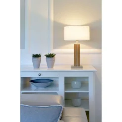 Dana Taffellamp H560 Oiled Oak - Herzblut - Koop Online -Woonverlichting Winkel 4021273010790dana bordlampe h5603