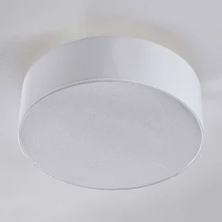 Sebatin Plafondlamp Ø40 White/Nickel - Lindby - Koop Online -Woonverlichting Winkel 42510965031115