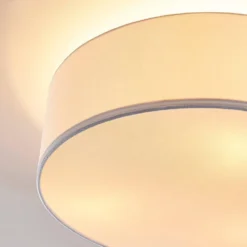 Sebatin Plafondlamp Ø40 White/Nickel - Lindby - Koop Online -Woonverlichting Winkel 42510965031116