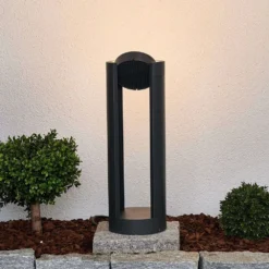 Dylen Short LED Buiten Tuinlampe IP65 Graphite - Lucande - Koop Online -Woonverlichting Winkel 42510965092363