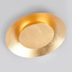 Keti Plafondlamp Gold - Lindby - Koop Online -Woonverlichting Winkel 42510965118645