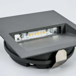 Loya Square Buiten Ingebouwd Spot IP54 Dark Grey - Lucande - Koop Online -Woonverlichting Winkel 42510965260735 4