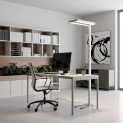 Logan Vloerlamp Up/Down Silver/White - Arcchio - Koop Online -Woonverlichting Winkel 42510965269743