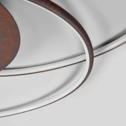 Joline Plafondlamp Rust/Chrome - Lindby - Koop Online -Woonverlichting Winkel 42510965290366