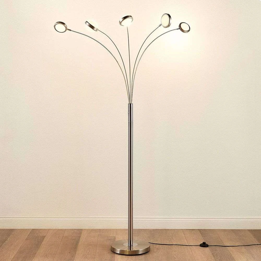 Catriona Vloerlamp Nickel - Lucande - Koop Online 2 Catriona Vloerlamp Nickel - Lucande - Koop Online - Afbeelding 2
