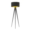 Benik Vloerlamp Black/Gold - Lindby - Koop Online