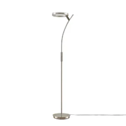 Darion Vloerlamp Nickel - Lindby - Koop Online