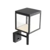 Cube Buiten Wandlamp M/Sensor Graphite/Clear - Lucande - Koop Online
