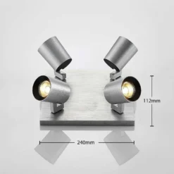 Iavo 4 Plafondlamp Alu - Arcchio - Koop Online -Woonverlichting Winkel 42510965563844