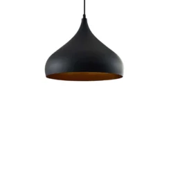 Ritana Hanglamp Black/Gold - Lindby - Koop Online