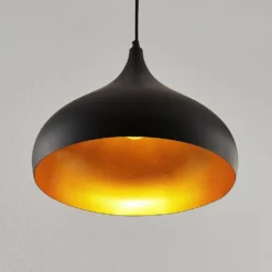 Ritana Hanglamp Black/Gold - Lindby - Koop Online -Woonverlichting Winkel 42510965598666