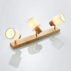 Wanessa 3 Plafondlamp Wood/White - Lindby - Koop Online 10 Wanessa 3 Plafondlamp Wood/White - Lindby - Koop Online -Woonverlichting Winkel 42510965667655