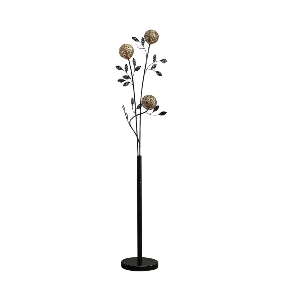 Evory Vloerlamp Black/Gold - Lucande - Koop Online 1 Evory Vloerlamp Black/Gold - Lucande - Koop Online