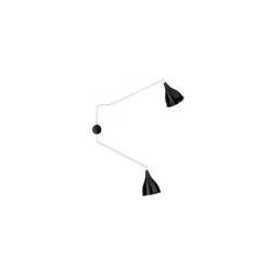 Le Six Wandlamp Dubbel Arm Zwart - 101 Copenhagen - Koop Online