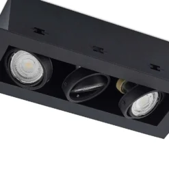 Taneja 3 Ingebouwd Spot Black - Arcchio - Koop Online -Woonverlichting Winkel 42519117081587