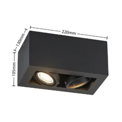 Giyan 2 Downlight Bevestigingsspot Black - Arcchio - Koop Online 8 Giyan 2 Downlight Bevestigingsspot Black - Arcchio - Koop Online -Woonverlichting Winkel 42519117084864