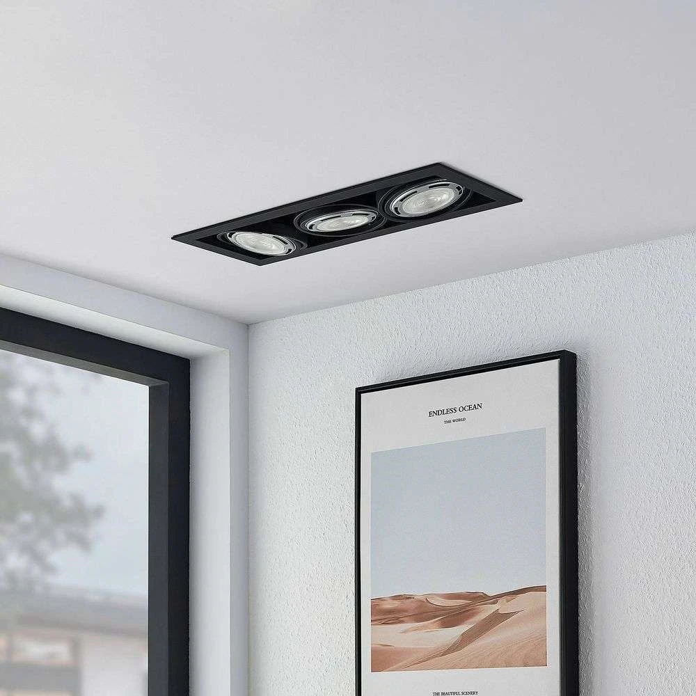 Yasna 3 Ingebouwd Spot Black - Arcchio - Koop Online 2 Yasna 3 Ingebouwd Spot Black - Arcchio - Koop Online - Afbeelding 2