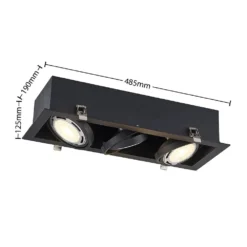 Yasna 3 Ingebouwd Spot Black - Arcchio - Koop Online 8 Yasna 3 Ingebouwd Spot Black - Arcchio - Koop Online -Woonverlichting Winkel 42519117085854