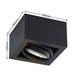 Ilina Bevestigingsspot Black - Arcchio - Koop Online -Woonverlichting Winkel 42519117092304