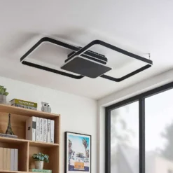 Kadira 102 Plafondlamp Black - Lucande - Koop Online -Woonverlichting Winkel 42519117105403