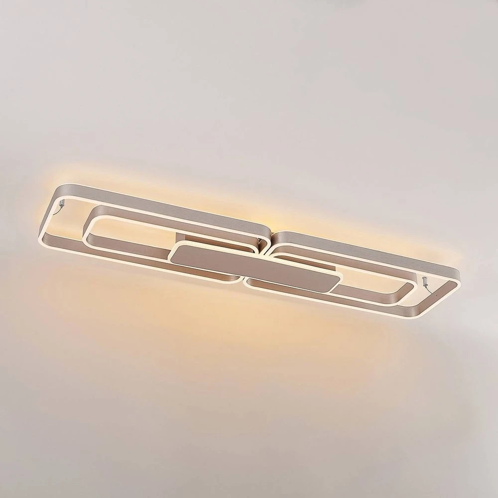 Kadira 120 Plafondlamp Nickel - Lucande - Koop Online 5 Kadira 120 Plafondlamp Nickel - Lucande - Koop Online - Afbeelding 5