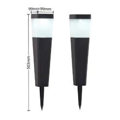 Hadrias Solar Cell Lamp Black/White - Lindby - Koop Online -Woonverlichting Winkel 42519117132684