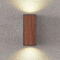 Cimala Buiten Wandlamp H16,5 Wood - Lucande - Koop Online -Woonverlichting Winkel 42519117200825