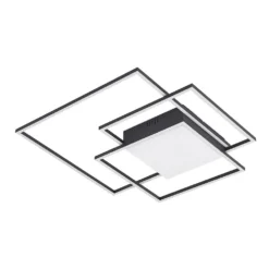Nelinka LED Plafondlamp Dim. Black - Lindby - Koop Online