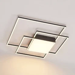 Nelinka LED Plafondlamp Dim. Black - Lindby - Koop Online -Woonverlichting Winkel 42519117254834
