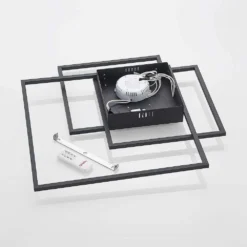Nelinka LED Plafondlamp Dim. Black - Lindby - Koop Online -Woonverlichting Winkel 42519117254837
