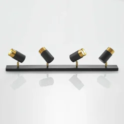 Evaro 4 Plafondlamp Black/Gold - Arcchio - Koop Online -Woonverlichting Winkel 42519117275935