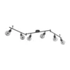 Eridia 6 Plafondlamp Black - Lindby - Koop Online