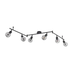 Eridia 6 Plafondlamp Black - Lindby - Koop Online