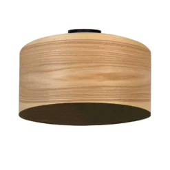Veneer Plafondlamp Ø55 Ash - Envostar - Koop Online