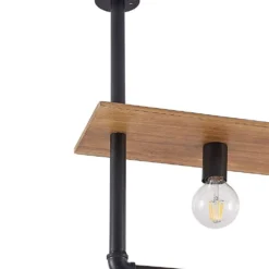 Kirista 3 Plafondlamp Wood - Lindby - Koop Online -Woonverlichting Winkel 42519117347757