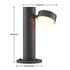 Marvella Tuinlamp H30 Dark Grey - Lucande - Koop Online -Woonverlichting Winkel 42519117366184
