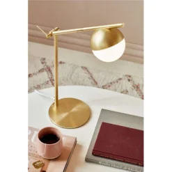Contina Taffellamp Brass - Nordlux - Koop Online -Woonverlichting Winkel 5704924001758 5
