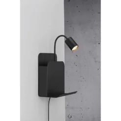 Roomi Wandlamp Black - Nordlux - Koop Online -Woonverlichting Winkel 5704924005664 5