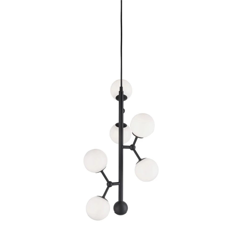 Atom Vertical Hanglamp Opal - Halo Design - Koop Online 1 Atom Vertical Hanglamp Opal - Halo Design - Koop Online