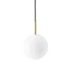 TR Bulb Hanglamp Brushed Brass Shiny Opal - Menu - Koop Online