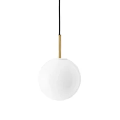 TR Bulb Hanglamp Brushed Brass Shiny Opal - Menu - Koop Online