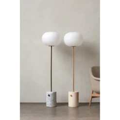 JWDA Vloerlamp Travertine Brushed Brass - Menu - Koop Online -Woonverlichting Winkel 570926203993720jwda20gulvlampe20travertine20brushed20brass20 20menu 6