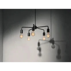 Woonverlichting Winkel -Woonverlichting Winkel 5709262970704 1910539 leonard20chandelier black 2