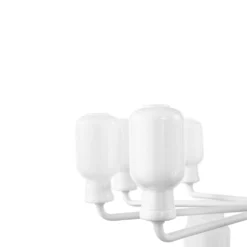 Amp Chandelier Small White - Normann Copenhagen - Koop Online -Woonverlichting Winkel 5712396012332 amp chandelier small white normann copenhagen 4