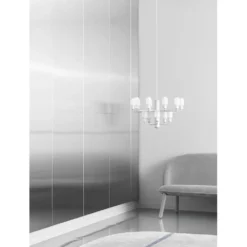 Amp Chandelier Small White - Normann Copenhagen - Koop Online -Woonverlichting Winkel 5712396012332 amp chandelier small white normann copenhagen 6