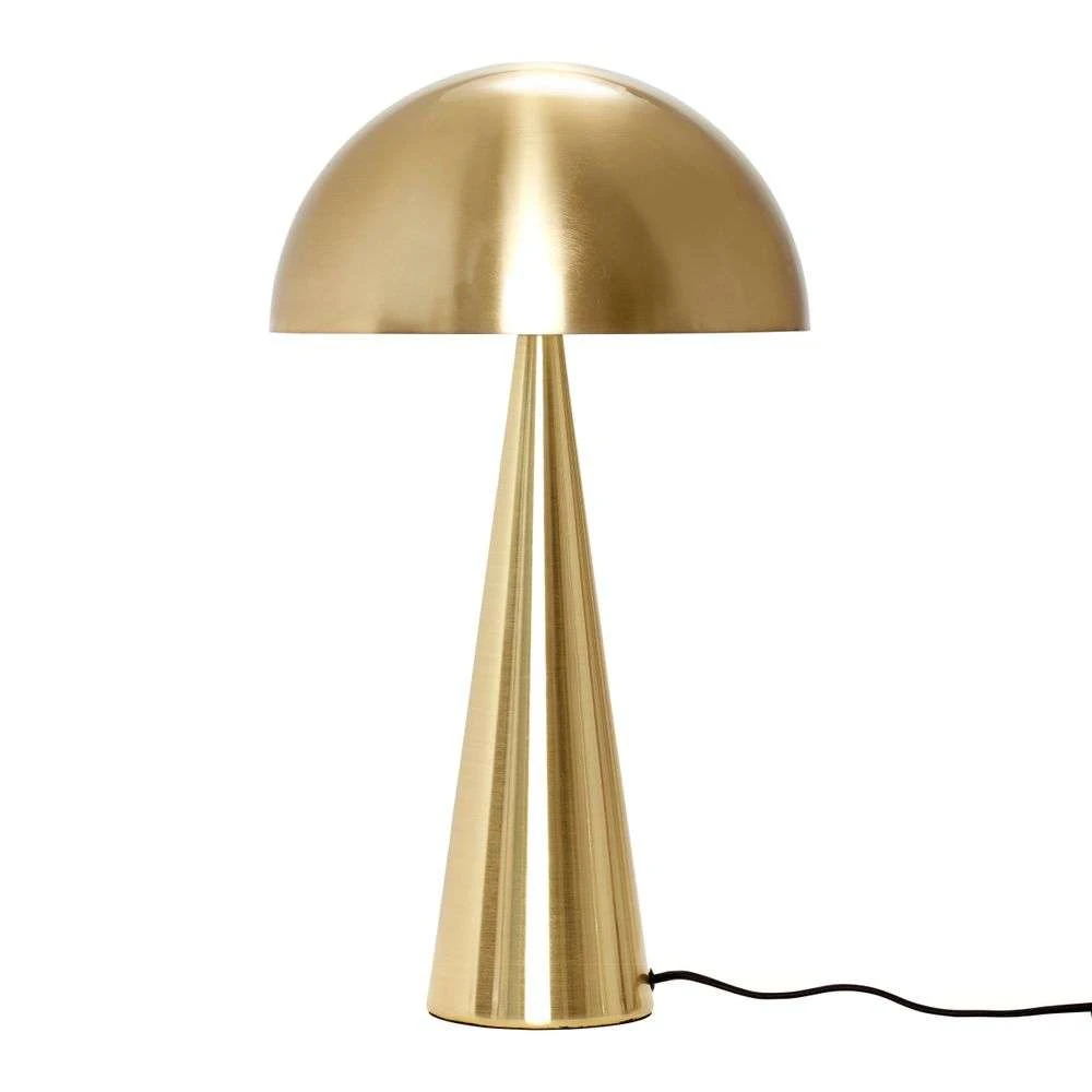 Mush Taffellamp Large Brass - Hübsch - Koop Online 1 Mush Taffellamp Large Brass - Hübsch - Koop Online