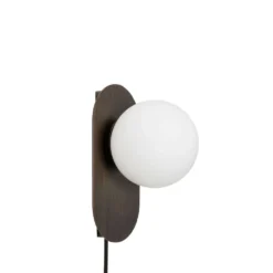 Moon Wandlamp Opal/Burnished Brass - Hübsch - Koop Online
