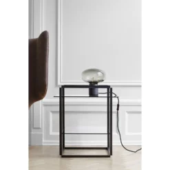 Karl-Johan Tafellamp Black Marquina/Smoked Glas - New Works - Koop Online 5 Karl-Johan Tafellamp Black Marquina/Smoked Glas - New Works - Koop Online -Woonverlichting Winkel 571282620311820karl johan20bordlampe20black20marquinasmoked20glass20 20new20works 3